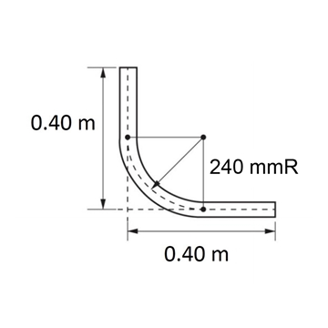 Bilde av Nexty Bue 40x40 cm, 240 mmR, Koksgrå